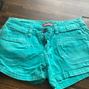 Unionbay Juniors teal shorts size 5